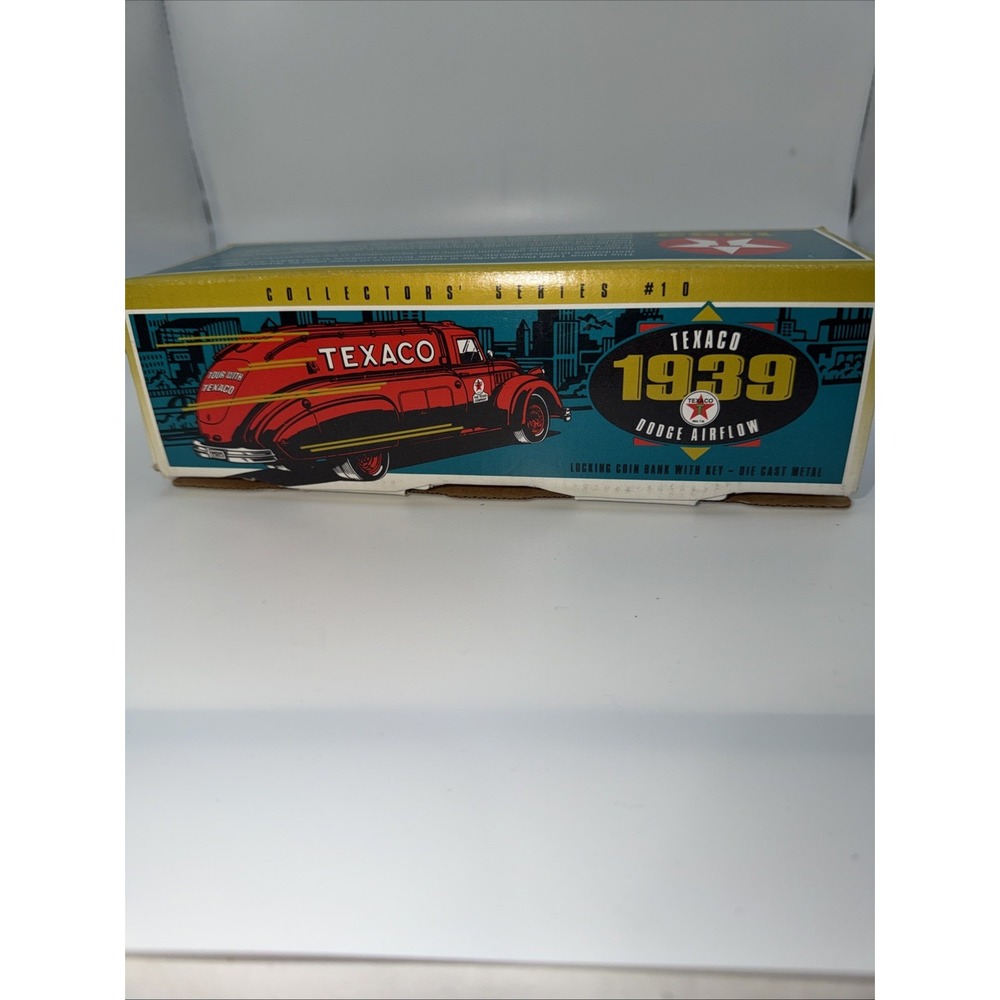 Ertl Texaco #10 In Series Collector Bank 1939 Dodge Airflow Delivery Truck‎ NIB